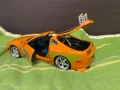 Мащабен модел Toyota Supra 1:24 Jada Toys Бързи и Яростни Тойота Супра, снимка 4