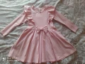 Разкошна рокличка с дълъг ръкав р.122, снимка 1