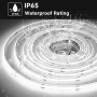 SIRYYUI IP65 COB LED лента 5 метра, 24V, водоустойчива, 480 LED/м, 6000K, 8 мм, без захранване, снимка 2