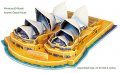 3D пъзел: The Sydney Opera House - Операта на Сидни (3Д пъзели), снимка 1 - Игри и пъзели - 39319369