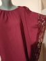 ДАМСКА Тъмно Червена БЛУЗА - Размер XXXL / XXXXL , снимка 4
