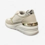 РАЗПРОДАЖБА! Дамски спортни обувки на платформа W014221 beige, снимка 3