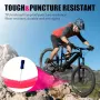 Нови 2 броя RideNow TPU вътрешни гуми 27.5 цола Presta 45 мм MTB за колело велосипед, снимка 4