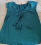 Красива тюркоазена блуза , снимка 1 - Ризи - 36102797