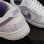Nike Dunk Purple Aura Lavender White Нови Оригинални Дамски Обувки Маратонки Размер 37 37.5 Номер , снимка 10