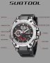 SMAEL Silver Black 8060 Мъжки спортен кварцов и цифров часовник., снимка 7