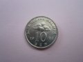 монета 10 сена Малайзия
