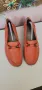 Оранжеви Обувки, мокасини 38н.Естествена кожа , снимка 3