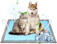 Нова охлаждаща постелка за кучета котки 90×60см. за многократна употреба  , снимка 1