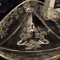 Кристална купа за ядки бохемия, снимка 4 - Други - 40824835
