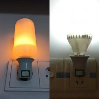 Адаптер Конвертор ВКЛ./ИЗКЛ.-нощна лампа работеща с лед крушка