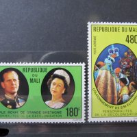 Чисти марки Кралица Елизабет II от Мали , снимка 1 - Филателия - 40774819