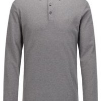 hugo boss mens polo long slieve - страхотна мъжка блуза , снимка 1 - Блузи - 35935707