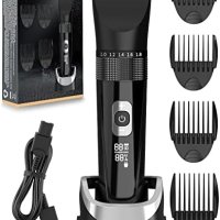 Нов Електрически тример машинка за подстригване на коса брада за мъже, снимка 1 - Друга електроника - 41459923