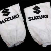 Автомобилни калъфки за наглавници (2бр. К-Т) За Suzuki Сузуки / Бели Универсален и Еластичен Модел, снимка 1 - Аксесоари и консумативи - 40940029