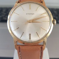 Швейцарски позлатен мъжки ръчен часовник ETERNA , снимка 2 - Мъжки - 39004308