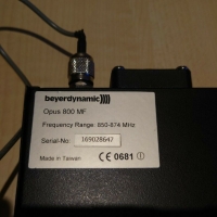 Beyerdynamic Opus 800MF 4x hand transmitter 4x Bodypack Transmitter 4x MU-53 пълен безжичен комплект, снимка 13 - Микрофони - 36074321