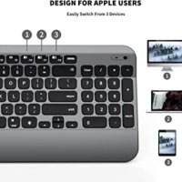 Bluetooth клавиатура NIXIUKOL за Mac OS, снимка 2 - Клавиатури и мишки - 40891775
