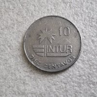 Монета. Куба.  10 цента . 1981 година. По рядка монета., снимка 4 - Нумизматика и бонистика - 42299678