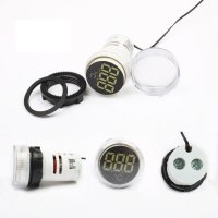 Мини LED цифров термометър, AC 220V, -20-119 °C, бял, снимка 6 - Друга електроника - 40651742
