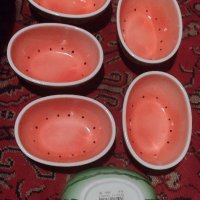 Десертни и салатни купички Диня, снимка 1 - Сервизи - 44355957