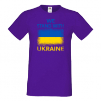 Мъжка тениска we stand with ukraine,Support Ukraine, Stop War in Ukraine, , снимка 8 - Тениски - 36125810