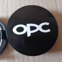 Черни капачки за централен отвор на джанта с лого ОПЦ OPC  кола автомобил ван, снимка 2 - Аксесоари и консумативи - 41557307
