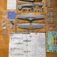 Сглобяем модел на самолет Focke-Wulf Fw190 Dora-9 на Hasegawa 1:32, снимка 3 - Колекции - 41492424