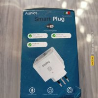Смарт контакт Aunics WiFi smart plug, снимка 3 - Смарт гривни - 40497874
