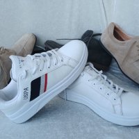 Кецове Като нови мъжки бели, спортни обувки U.S. Polo Assn®, снимка 16 - Кецове - 44450796