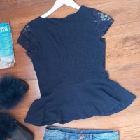Дамска блуза ONLY с пеплум размер ХS, снимка 2 - Корсети, бюстиета, топове - 38502904