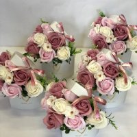 Букет от ароматни сапунени рози, снимка 7 - Подаръци за рожден ден - 39571142