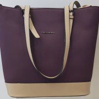 Дамска чанта Cressberry в лилав цвят, снимка 1 - Чанти - 35795917