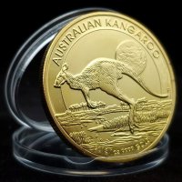 Монета "Австралийско кенгуру - 1 OZ", снимка 1 - Нумизматика и бонистика - 33918876
