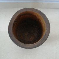 Дървена ваза 18.5 см. , снимка 4 - Други стоки за дома - 40460859