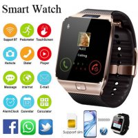 Bluetooth Смарт часовник с камера, SIM карта, 3G - Smart watch DZ09, снимка 2 - Смарт часовници - 34779065