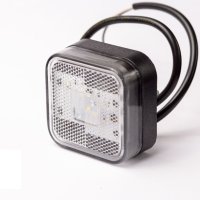 Качествен Преден Бял Габарит Габарити за Камион Бус Платформа 12V 24V със Светлоотразител LED IP68, снимка 1 - Аксесоари и консумативи - 41062036