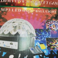 LED диско топка mp3 usb bluetooth проектор, снимка 9 - Лед осветление - 40382726