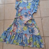 Нови роклички в синьо и лилаво , снимка 8 - Рокли - 41934483