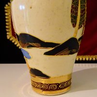 Satsuma Kinkozan Tsukuru,ваза японски порцелан. , снимка 10 - Вази - 33984435