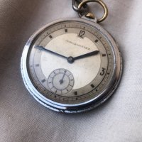 стар джобен "CHRONOMETRE" с кюстек, снимка 3 - Антикварни и старинни предмети - 44445217