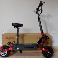 НОВО! Електрически скутер/тротинетка със седалка BEZIOR S2 2400W 21AH, снимка 7 - Други спортове - 39138186