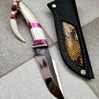 Ръчно изработен ловен нож от марка KD handmade knives ловни ножове, снимка 1 - Ловно оръжие - 39892060