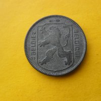 1 франк 1942 г. монета Белгия, снимка 2 - Нумизматика и бонистика - 42474485