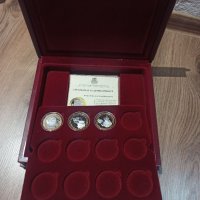 Сребърни монети със златно покритие от колекция, снимка 7 - Нумизматика и бонистика - 35734043