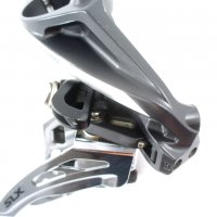 Shimano SLX FD-M677 2x10 декланшор за МТБ планински байк, 34.9mm clamp, снимка 8 - Части за велосипеди - 34544710