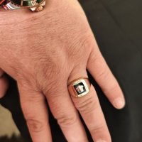 Златен пръстен Versace 14карата 4,92gr, снимка 3 - Пръстени - 40445807