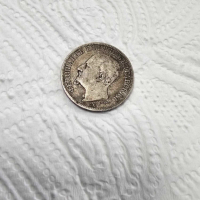 Сребърна монета 2лв 1891г, снимка 3 - Нумизматика и бонистика - 44732116