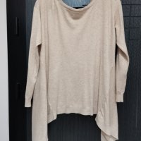Бежова блуза/туника Zara , снимка 1 - Блузи с дълъг ръкав и пуловери - 34504035