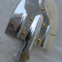 Нова, малка лопатка - шансов инструмент от неръждаема хром никелова стомана,арт,старинна,винтидж, снимка 11 - Други ценни предмети - 36249268